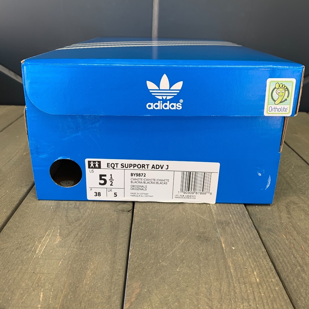 Adidas EQT Support ADV J Off White Beige Size 5.5 - Picture 6 of 6